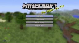 Minecraft: PlayStation 4 Edition Holiday Pack Title Screen